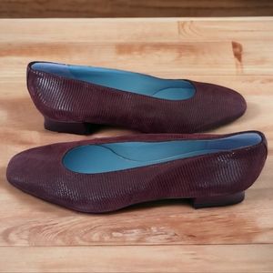Thierry Rabotin leather Burgundy women's shoes Made in Italy